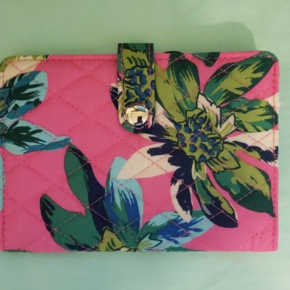 Vera Bradley signature Travel passport Wallet tropical paradise - Picture 2 of 5